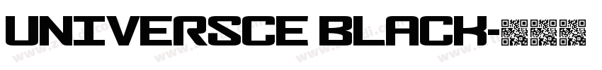 UniversCE Black字体转换 UniversCE Black字体转换